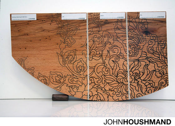 JOHNHOUSHMAND - tattooed wood